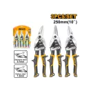 INGCO Blechschere Set 3-teilig 250 mm