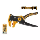 INGCO Automatische Kabelschneid- und Abisolierzange 175 mm 0,5-6 mm Inox