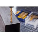 IRWIN Spiralbohrer-Set 15-teilig TiN zylindrisch (1,5-10 mm)