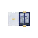 IRWIN Flachholzbohrer-Set 8-teilig, Blue Groove 4x (12 - 32 mm)