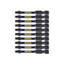 IRWIN Impact Pro Bitspitze SQ2 x 57 mm (10 Stück)