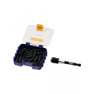 IRWIN Impact Pro Bit-Set T20 x 25 mm + Bithalter (20 Stück)