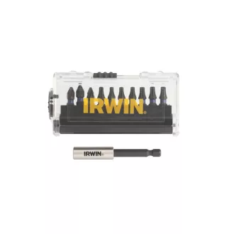   IRWIN Impact Pro Bit-Set 10-teilig 25 mm (3 x PZ2, 4 x TX20, 3 x TX25) + Bithalter
