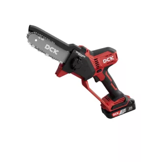  DCK Akku-Kettensäge 150 mm bürstenlos 20 V (1 x 2,0 Ah Akku + Ladegerät)