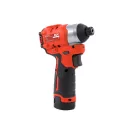 DCK Akku-Schlagschrauber 1/4" 140 Nm bürstenlos 12 V (2 x 2,0 Ah Akku + Ladegerät)