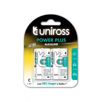 UNIROSS C/baby langlebige Alkalibatterie 1,5 V (2 Stück)