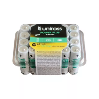   UNIROSS AA/Bleistift langlebige Alkalibatterie 1,5 V (24 Stück)