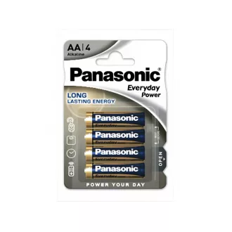   PANASONIC AA/Bleistift langlebige Alkalibatterie 1,5 V (4 Stück)