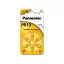 PANASONIC PR10 Zink-Luft-Hörgerätebatterie 1,4 V (6 Stück)