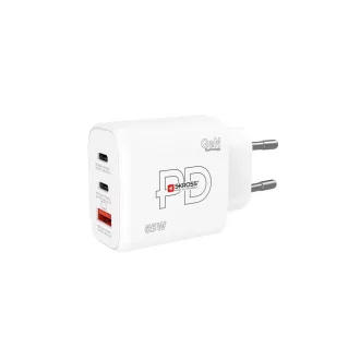 SKROSS GaN Schnellladegerät 65 W PD 2 x USB-C