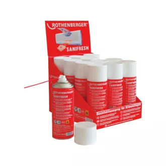   ROTHENBERGER SANIFRESH Klimareiniger-Spray im Display (12 Stück)