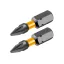 INGCO Impact Bit Spitze PZ2 x 25 mm (2 Stück)