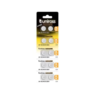 UNIROSS LR1130 AG10 LR54 1,5 V (10 Stück)
