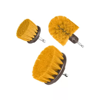 INGCO Bürstenset 3-teilig bitbefestigt