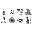 YATO GASTRO Pfannkuchenpfanne mit Teflonbeschichtung 290 mm Aluminium
