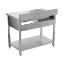 YATO Einbeckenspüle Arbeitstisch 100 x 60 cm