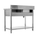 YATO Einbeckenspüle Arbeitstisch 100 x 60 cm