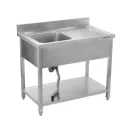 YATO Einbeckenspüle Arbeitstisch 100 x 60 cm