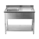 YATO Einbecken-Spültisch 120 x 60 cm