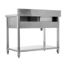 YATO Einbecken-Spültisch 120 x 60 cm