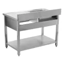 YATO Einbecken-Spültisch 140 x 60 cm