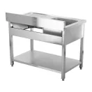 YATO Einbecken-Spültisch 140 x 60 cm