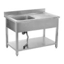 YATO Einbecken-Spültisch 140 x 60 cm