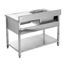 YATO Einbeckenspülbecken-Arbeitstisch 100 x 70 cm