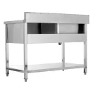 YATO Einbeckenspülbecken-Arbeitstisch 100 x 70 cm