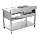 YATO Einbeckenspülbecken-Arbeitstisch 120 x 70 cm