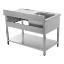 YATO Einbeckenspülbecken-Arbeitstisch 120 x 70 cm