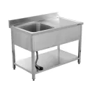 YATO Einbeckenspülbecken-Arbeitstisch 120 x 70 cm