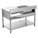 YATO Einbeckenspüle Arbeitstisch 140 x 70 cm
