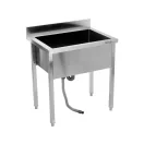 YATO Einbecken-Spültisch 60 x 60 cm