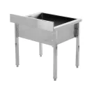 YATO Einbeckenspüle Arbeitstisch 100 x 70 cm