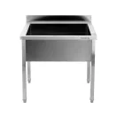 YATO Einbeckenspüle Arbeitstisch 100 x 70 cm