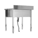YATO Einbeckenspüle Arbeitstisch 100 x 70 cm