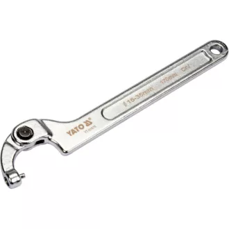   YATO Verstellbarer Stehbolzenschlüssel 15-35 mm / 170 mm CrV