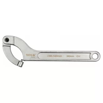   YATO Verstellbarer Stehbolzenschlüssel 80-120 mm / 340 mm CrV