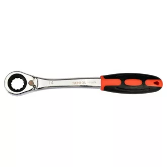 YATO Ratschen-Ringschlüssel 14 mm / 195 mm CrV