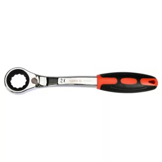 YATO Ratschen-Ringschlüssel 24 mm / 265 mm CrV