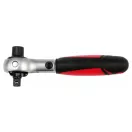 YATO Ratschenantriebswelle 1/4" 72T 115 mm rotierender Kopf CrV