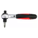 YATO Ratschenantriebswelle 1/4" 72T 115 mm rotierender Kopf CrV