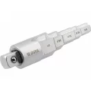 YATO Stufenringschlüssel mit Adapter 1/2"