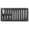 YATO Bit-Satz 15-teilig RIBE M6-M14 L=30 mm 1/2"