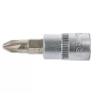 YATO Bit-Steckschlüssel Pozidriv 1/4" PZ2 CrV