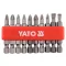 YATO Bitspitzen-Set 10 Stück 50 mm (5-6 mm-PH1-PH2-PZ1-PZ2)
