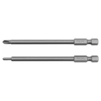 YATO Bitspitze Tri-Wing TW0 + TW1 x 100 mm (2 Stück)