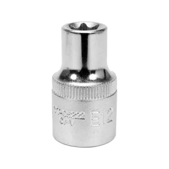 YATO Steckschlüssel Außen-Torx 1/2" E12 CrV
