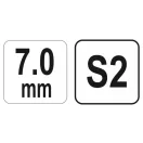 YATO T-Schlüssel Inbus 7,0 mm CrV